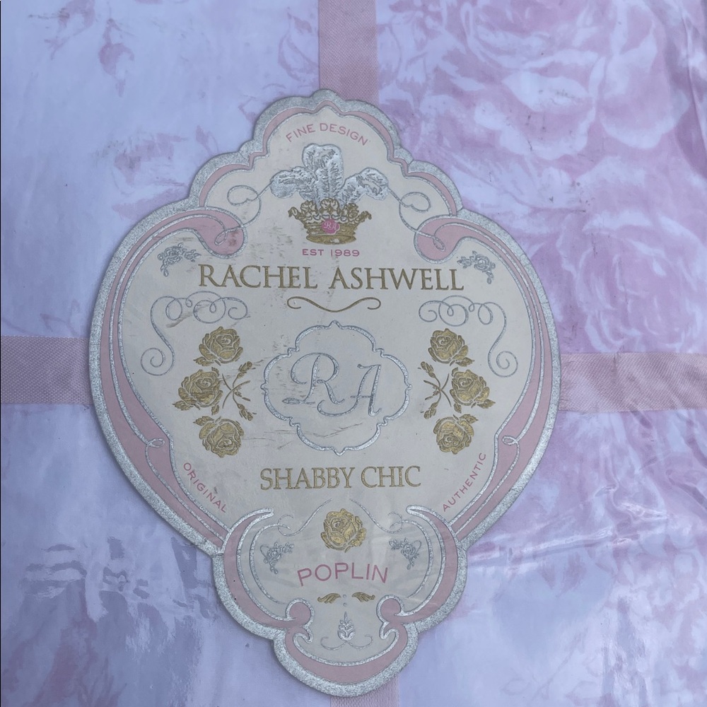 BRAND NEW IN PACKAGE, RACHEL ASHWELL, SHABBY, CHIC FULL QUEEN DUVET - Picture 4 of 5